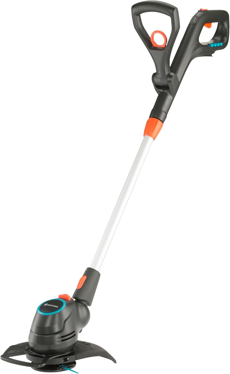 Gardena Akku-Rasentrimmer ComfortCut 23/18V P4A Ready-to-Use Set: Leistungsstark, Leichtgewicht, Teleskopgriff, Kantenschnitt, Kabellos (14701-20)