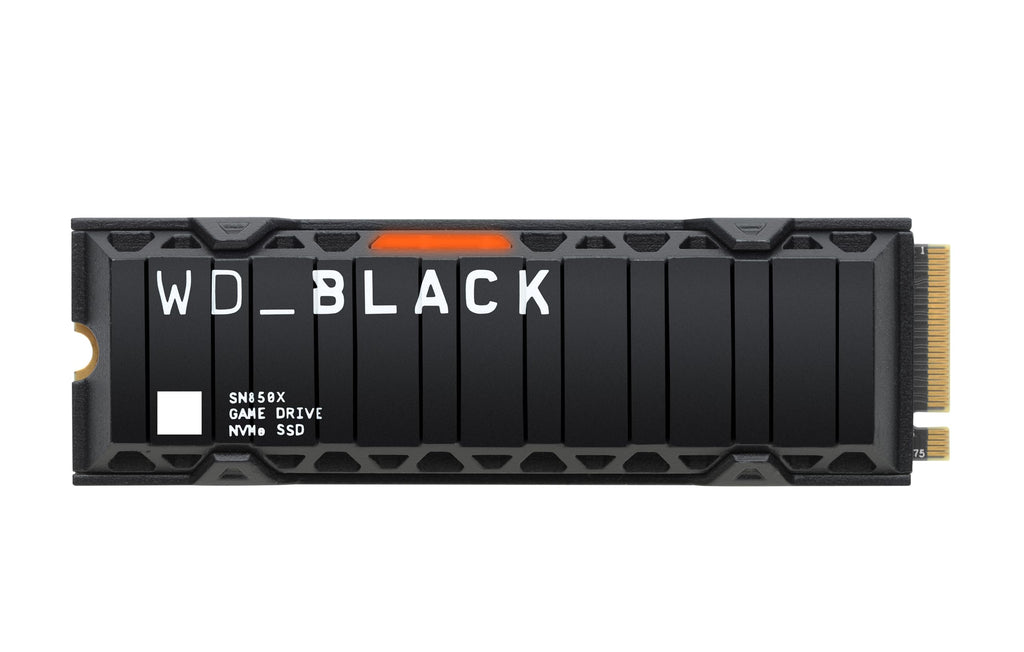 WD_BLACK SN850X NVMe SSD 2 TB Internal SSD (Gaming Memory, PCIe Gen4 Technology, Read 7,300 MB/s, Write 6,600 MB/s) Black