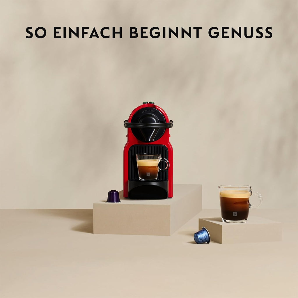 Nespresso Krups Inissia XN1001 Kapselmaschine|kurze Aufheizzeit |kompaktes Format|Kaffeemenge einstellbar|Direktwahltaste |automatischer Kapselauswurf|19 Bar,1260 W|0.7 L|34.2 x 19.1 x 32.7 cm,Weiß