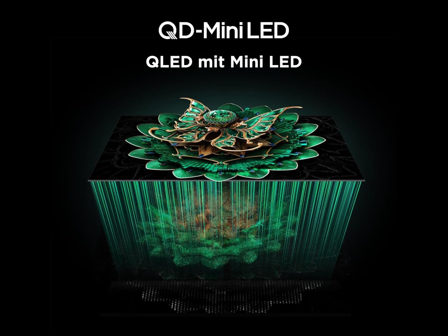 TCL 65C7K 65 Zoll QD-Mini LED Fernseher, 4K HDR Premium 2600, Smart Google TV mit 144Hz Motion Clarity Pro (Dolby Vision IQ & Atmos, CrystGlow HVA Panel, Audio von Bang & Olufsen, Game Master)