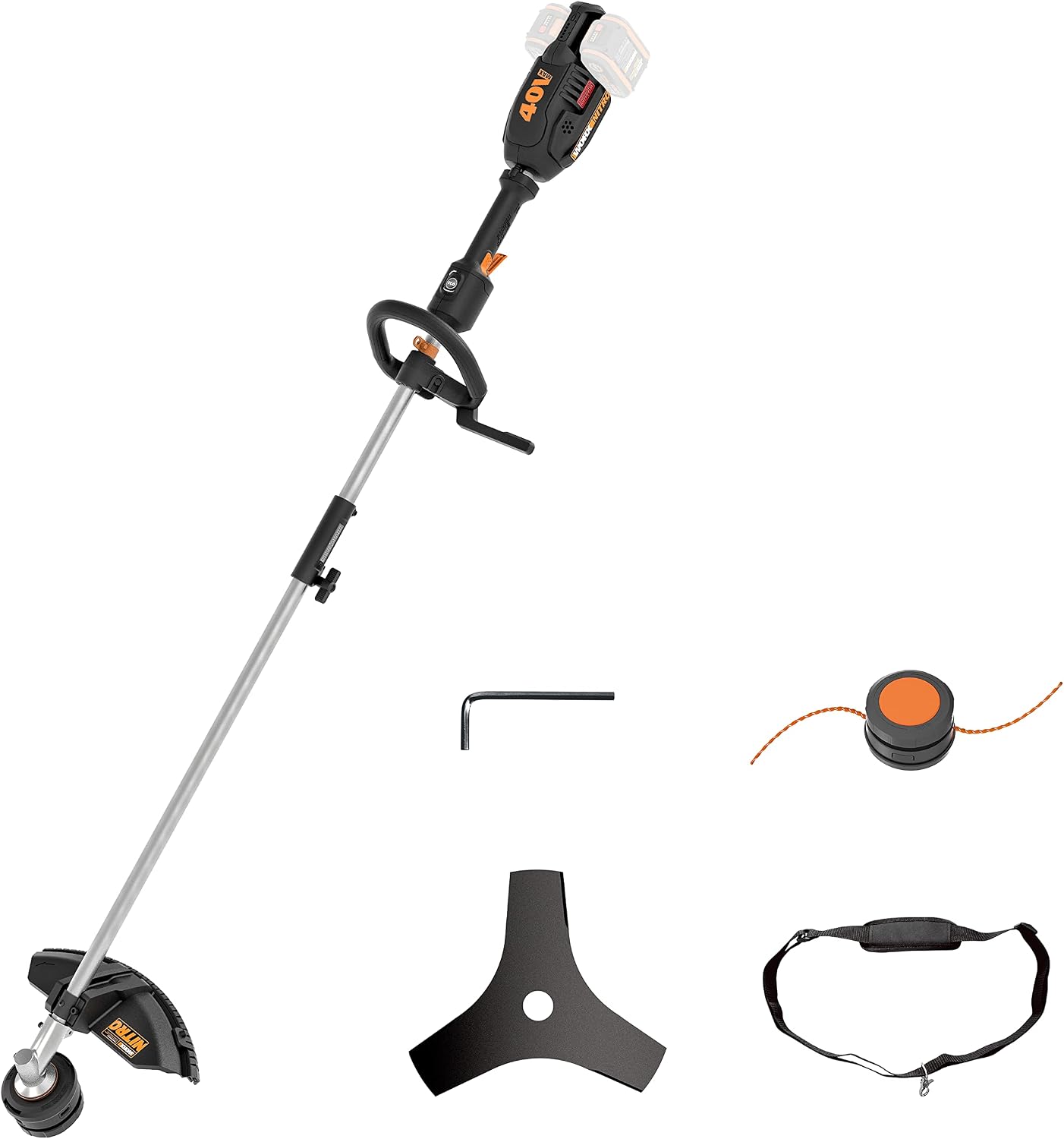 WORX WG186E.92 Akku Sense 40V, 38cm SchnittkreisØ, ohne Akku & Ladegerät