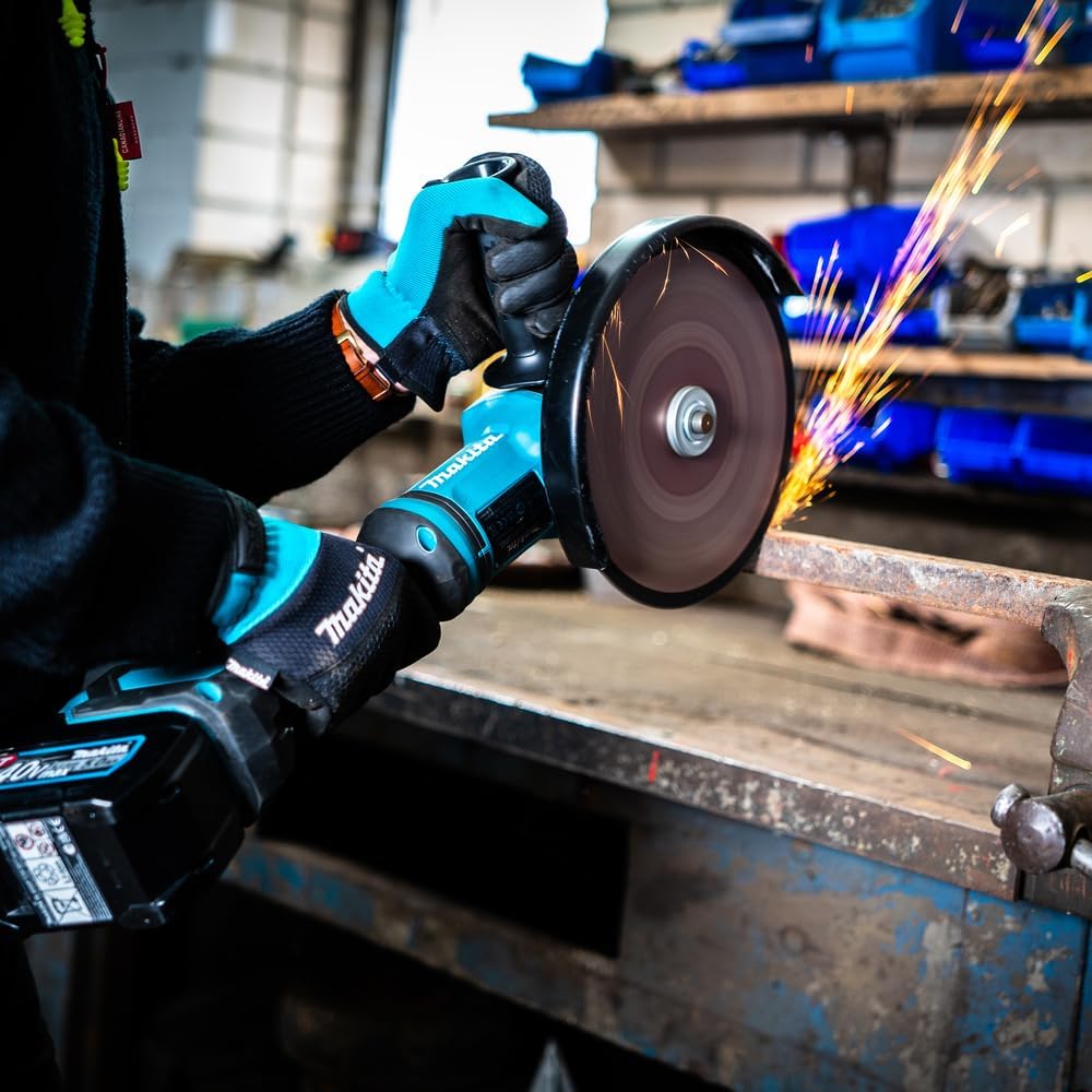 makita GA038GZ Winkelschleifer 40V max. (ohne Akku, ohne Ladegerät), Petrol