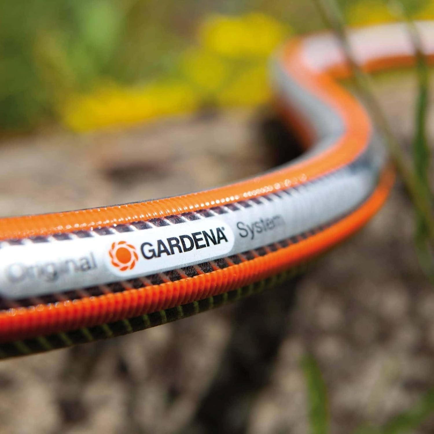 Gardena Polyvinylchlorid (PVC), Comfort HighFLEX Schlauch 19 mm (3/4 Zoll), 50 m: Gartenschlauch mit Power-Grip-Profil, 30 bar Berstdruck, hochflexibel, formstabil, UV-beständig, verpackt (18085-20)