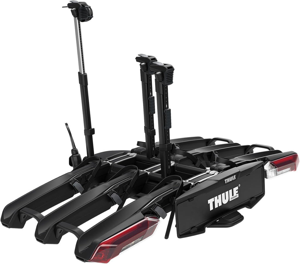 Thule Epos Fahrradträger für Anhängerkupplung 3 Fahrräder, Black