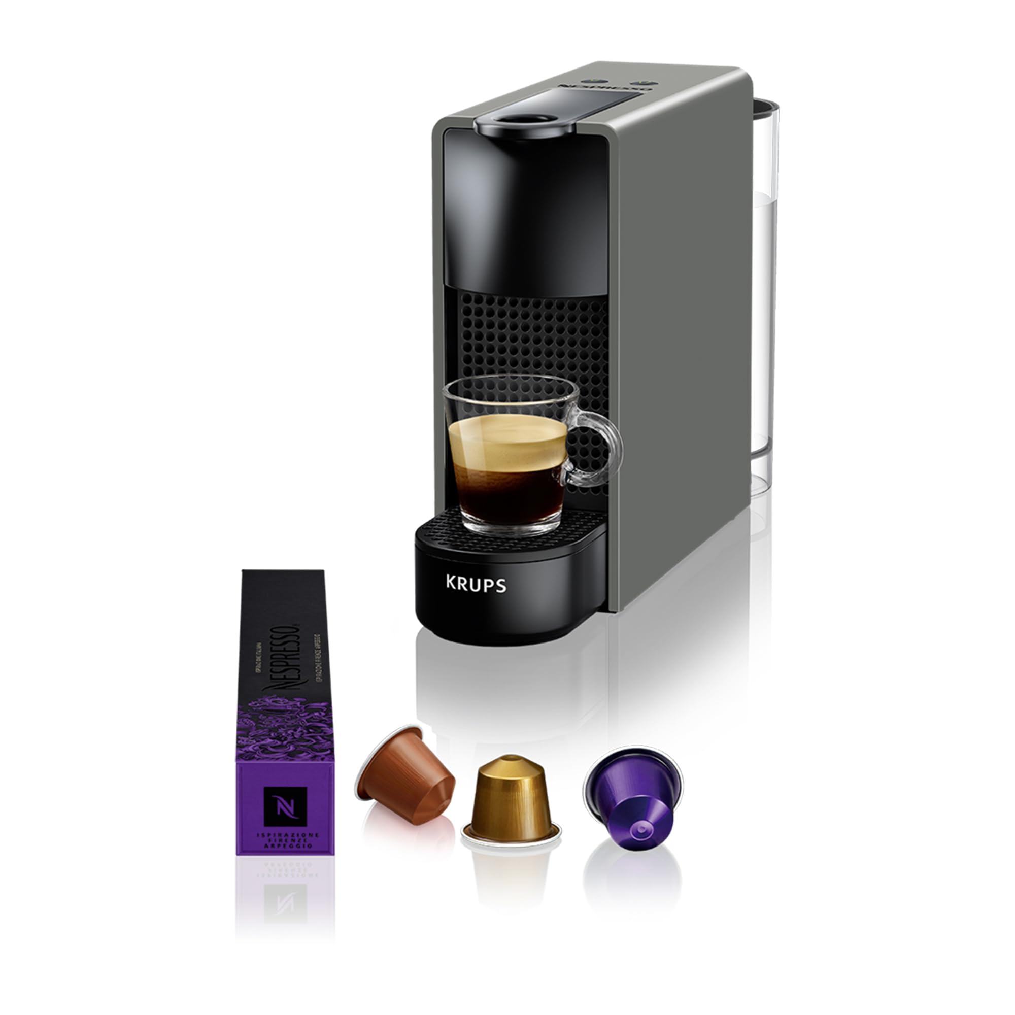 Nespresso KRUPS Essenza Mini Schwarz Original Kapselmaschine XN1108