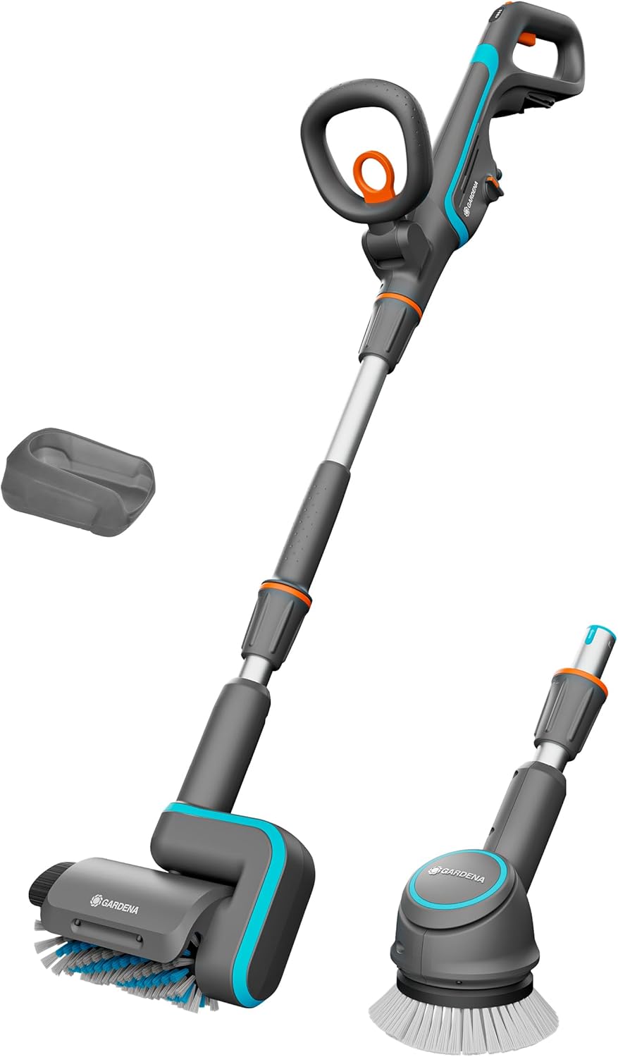 Gardena Akku-Multi-Reiniger AquaBrush Universal 04/18V P4A solo: Außenreinigung, Universelle Flächenreinigung, Bürstenprofil, Bedienung per Knopfdruck, Kabellos (14842-55)