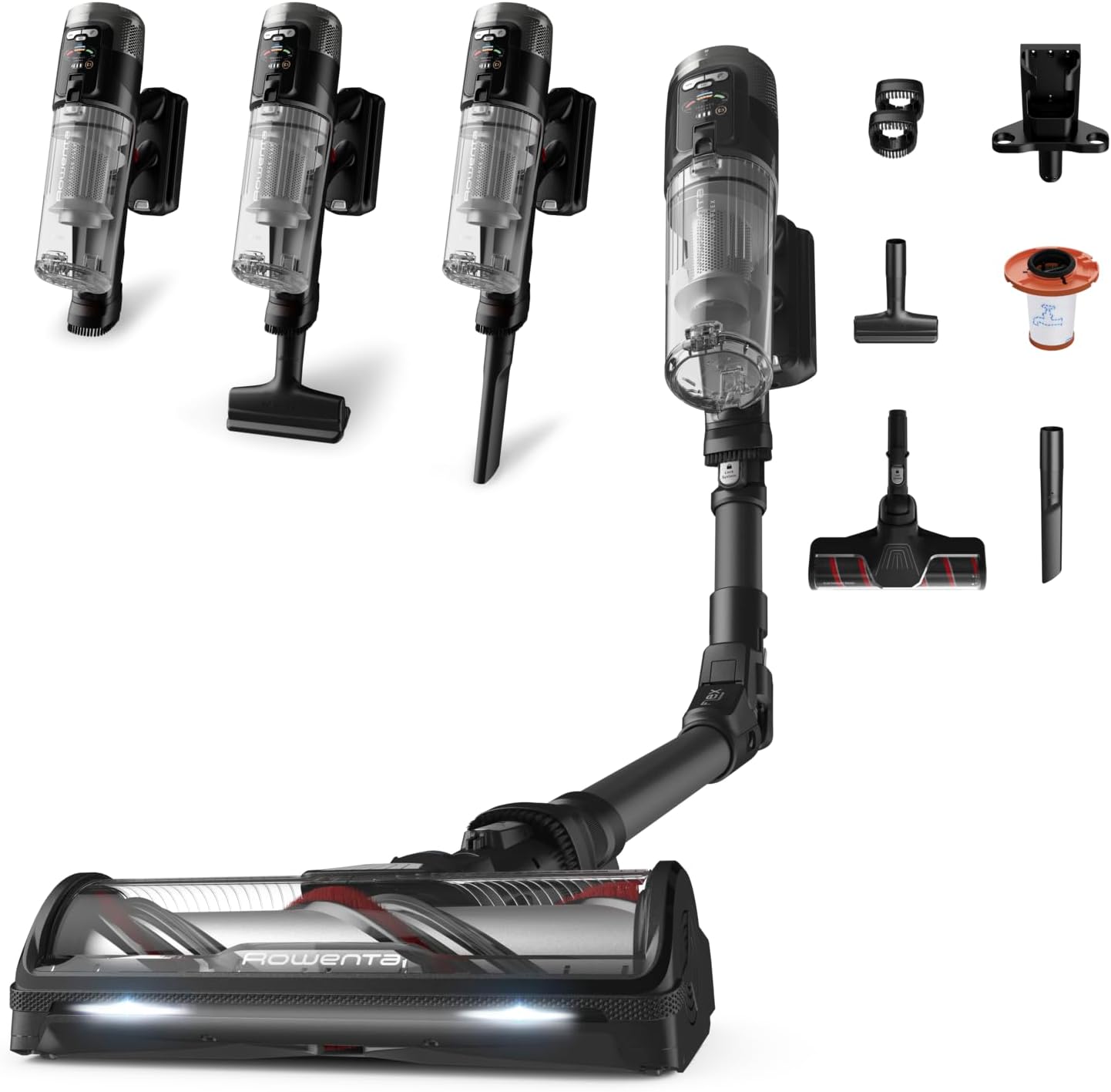 Rowenta X-Force Flex 12.60 Neo - Aspirateur balai sans fil - Gris