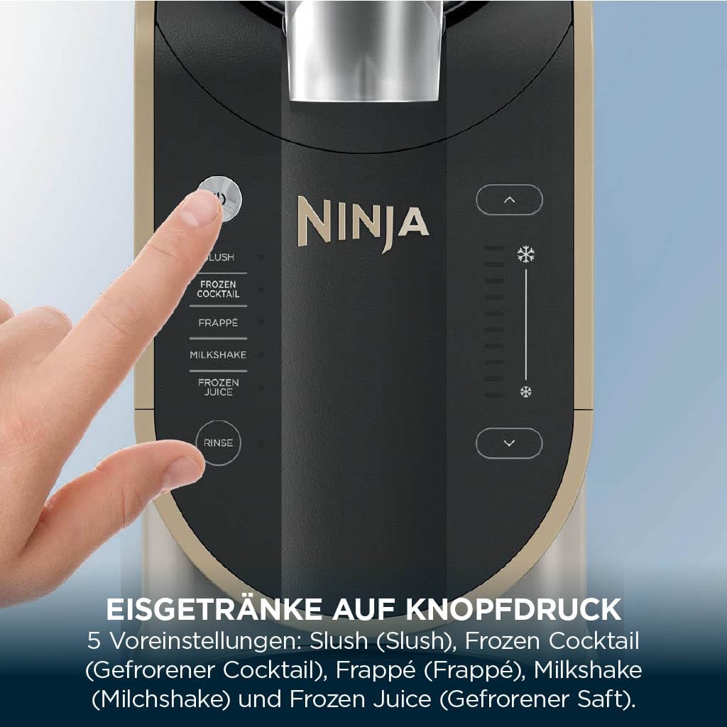 Ninja SLUSHi Maschine für Slush, fasst 1,9 L, Stone Gold, FS301EUSTGD