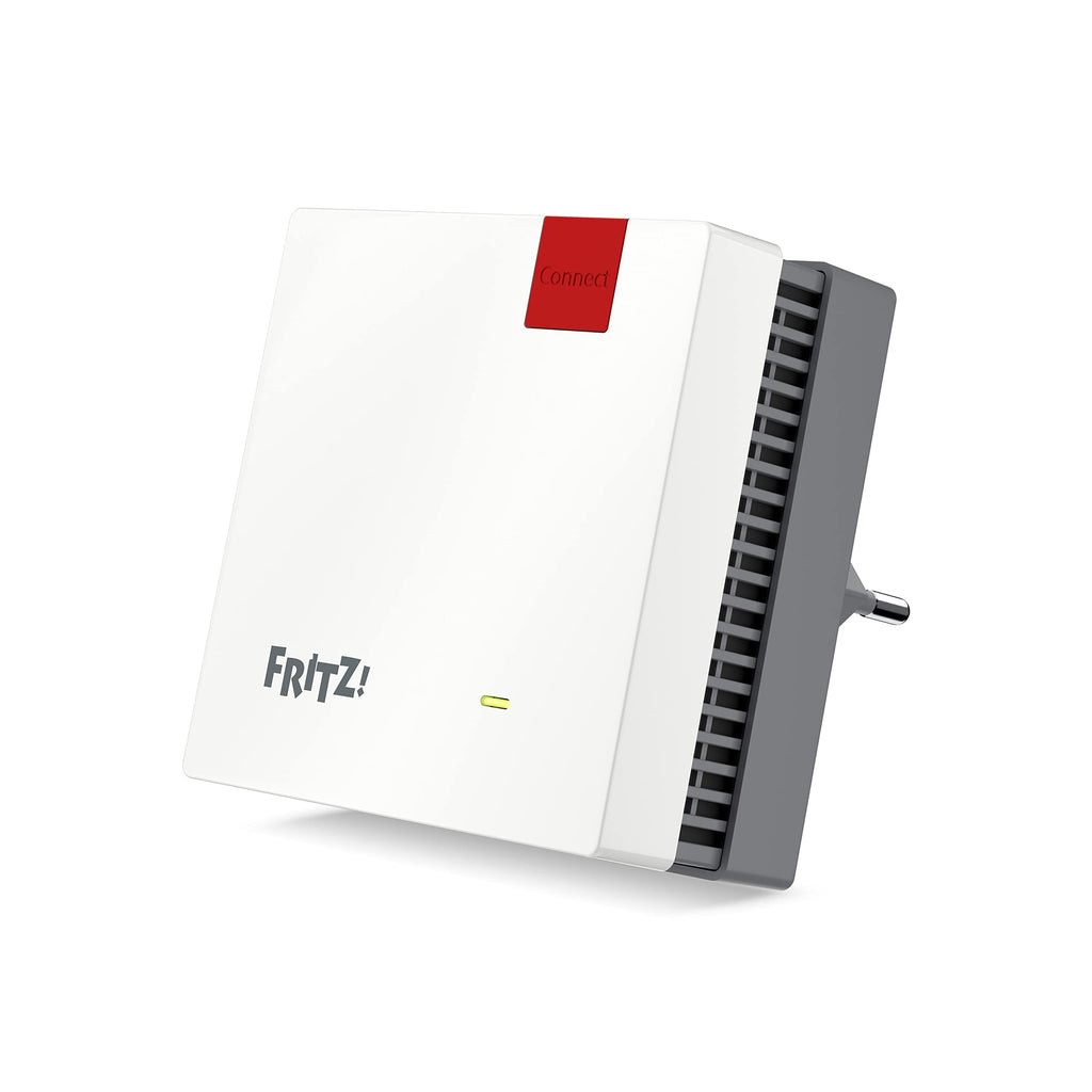 AVM FRITZ!Repeater 1200 AX Wi-Fi 6 Mesh Repeater, 3.000 MBit/s, 160 MHz, Gigabit-LAN, WPS