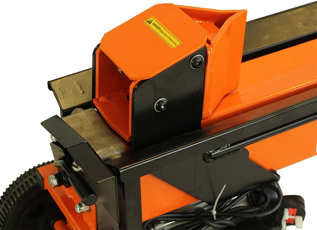 Forest Master FM16D Robustes elektrisches Holzspalter – 8 Tonnen Spaltkraft – Holzscheite bis zu 450 mm – vorgefüllt, gebrauchsfertig – DuoCut-Klinge – 2-Gang-Ramm