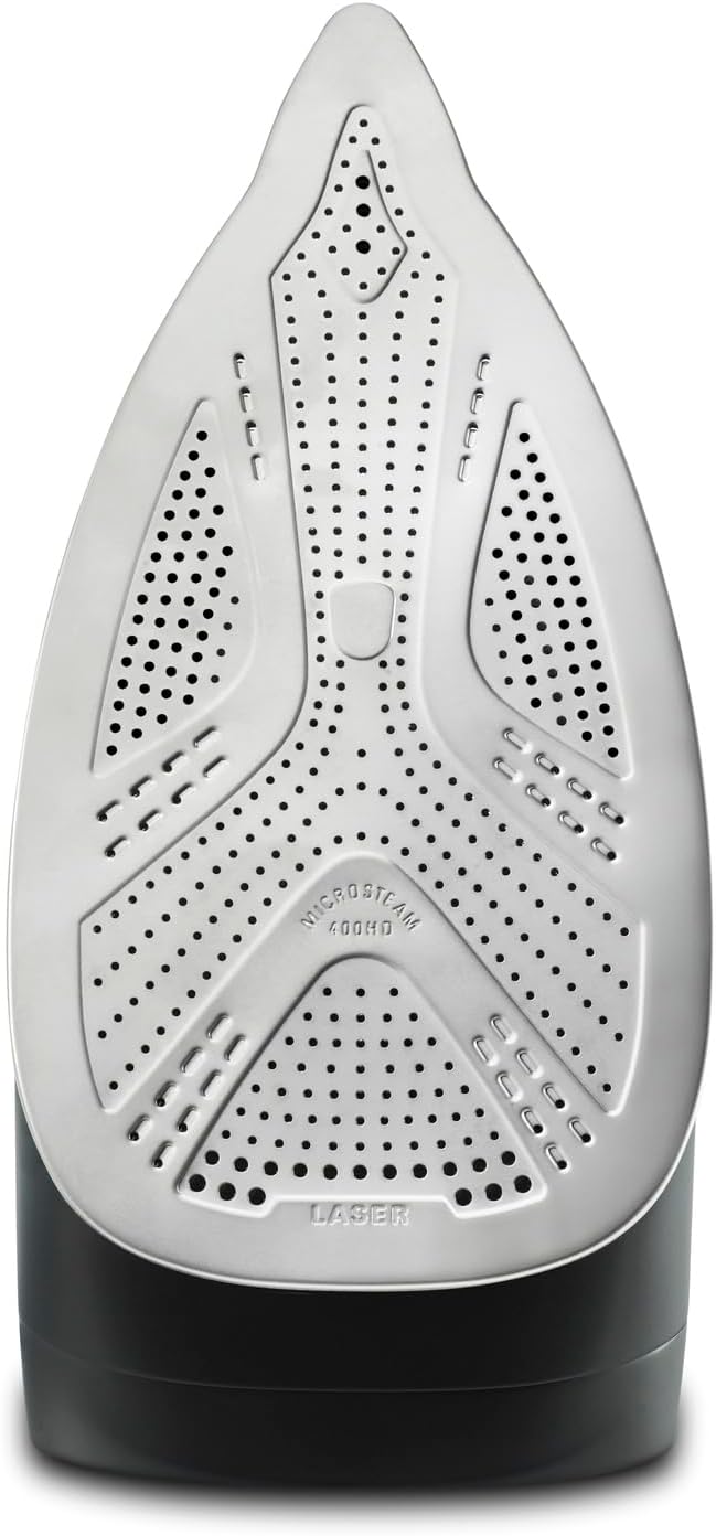 Rowenta Silence Steam Pro Dampfbügelstation, 2800 W, Dauerdampfmenge 150 g/Min, extra Dampfstoß 620 g/min, Eco-Funktion, 1300 ml abnehmbarer Wassertank, Schwarz/Grün, DG9248