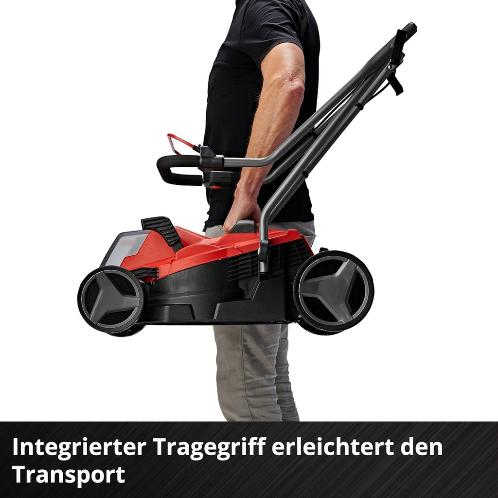 Einhell GE-CM 18/33 Li Akku-Rasenmäher 33 cm – 18V Power X-Change, Brushless Motor, 4,0 Ah Akku