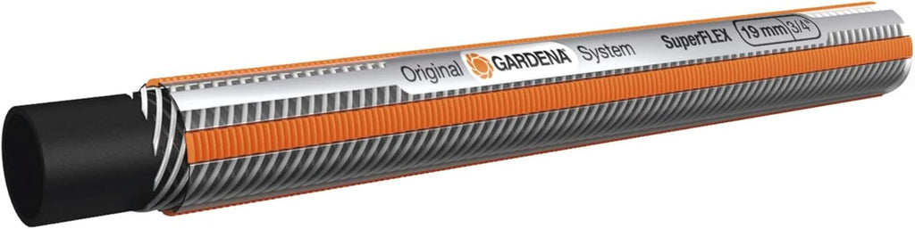 Gardena Premium SuperFLEX Schlauch 19 mm (3/4 Zoll), 25 m: Gartenschlauch mit Power-Grip-Profil, 35 bar Berstdruck, hochflexibel, formstabil, UV-beständig (18113-20)