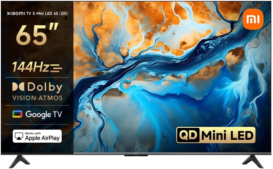XIAOMI TV S Mini LED 65 Zoll (165 cm), 4K UHD Smart TV, HDR10+, Google TV