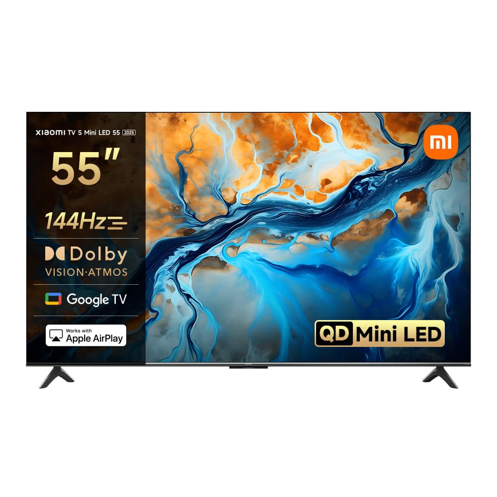 XIAOMI TV S Mini LED 65 Zoll (165 cm), 4K UHD Smart TV, HDR10+, Google TV