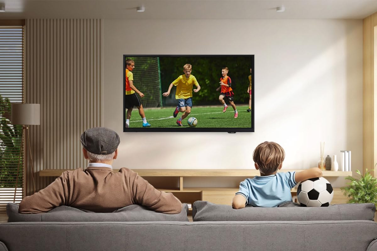 Samsung Full HD F6009F 32 Zoll (81 cm) LED Flachbildfernseher, PurColor-Technologie, HDR, Object Tracking Sound Lite, Knox Security, One UI Tizen, Smart TV, Unbegrenzt kostenlose Inhalte