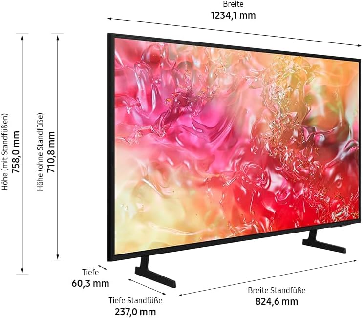 Samsung Crystal UHD DU7179 55 Zoll (138 cm), PurColor, Upscaling, Gaming Hub, Tizen OS, Smart TV, Alexa, 3D Surround Sound & Q-Symphony, 2024