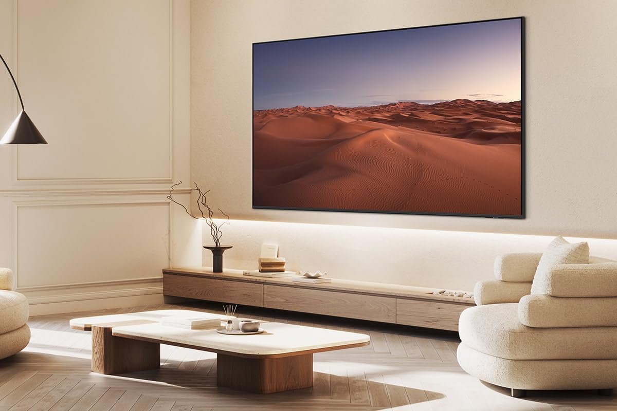 Samsung QLED 4K Q6FA 55 Zoll (138 cm) UHD, Optimiert für Fussball, Quantum HDR, 4K Upscaling, 900 Sender TV Plus, Smart TV, 2025
