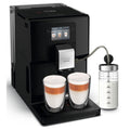 Krups Intuition Preference Kaffeevollautomat mit Smartphone-ähnlicher Bedienung, 3.5" Farb-Touchscreen, Smart Slide Technology, intuitives Lichtsystem, 11 Getränke, Milchbehälter, EA873810