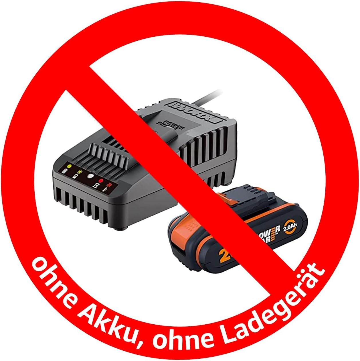 WORX WG584E.9 Akku Laubbläser 40V, ohne Akku & Ladegerät
