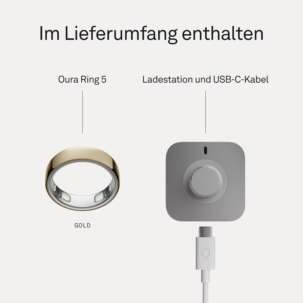 OURA Ring 5 Gold - Size 8 - Find Your Ring Size