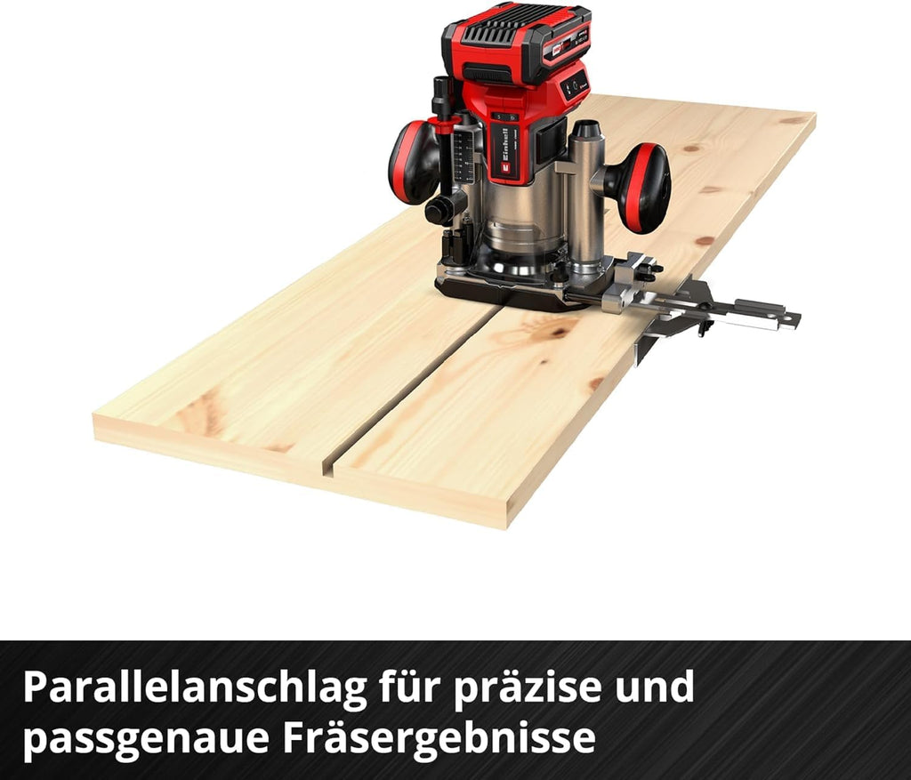 Einhell Prof. Akku-Ober-/Kantenfräsen-Set TP-RO 18 Set Li BL-Solo