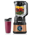 Ninja TB401EU 3-in-1 Detect Power Blender Processor Pro Black | Powerful 1200 W food processor, single serve and dough hook, 1 x single serve cup, jug, dough, mix and chop