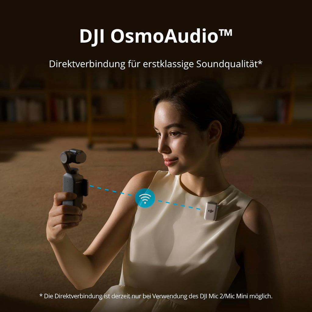DJI Osmo Pocket 3 Creative Combo Gimbal-Kamera – 1" CMOS, 4K/120fps, 3-Achsen, ActiveTrack 6.0, Schwarz