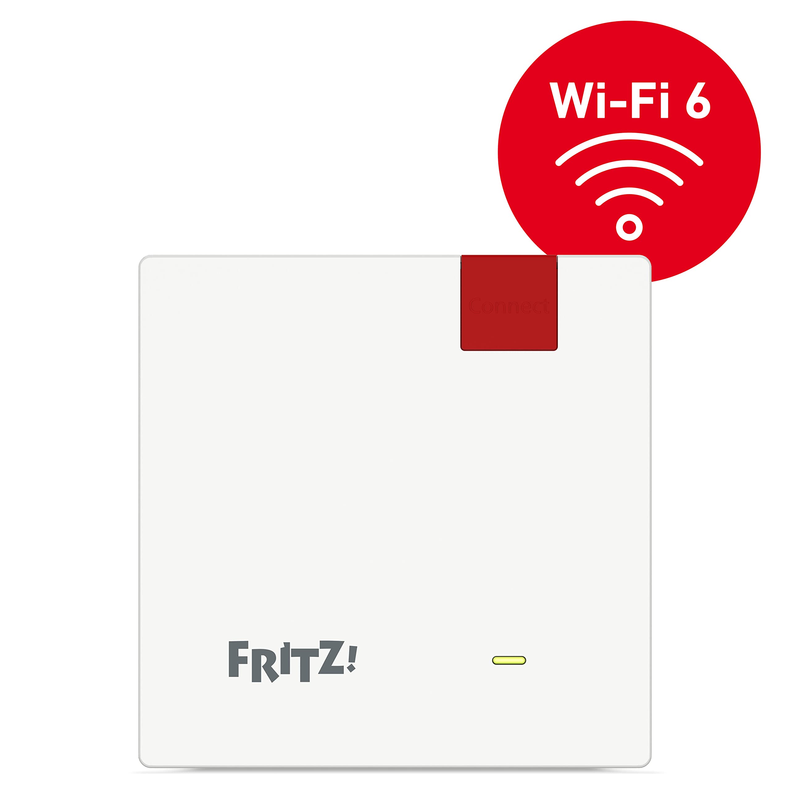 AVM FRITZ!Repeater 1200 AX Wi-Fi 6 Mesh Repeater, 3.000 MBit/s, 160 MHz, Gigabit-LAN, WPS