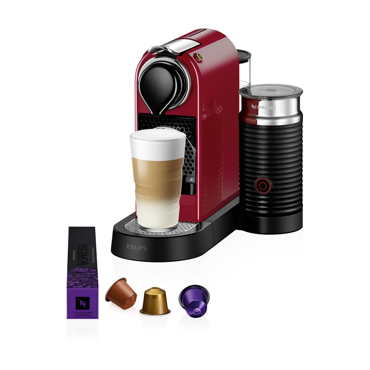 NESPRESSO KRUPS CitiZ Silber Original Kapselmaschine XN741B