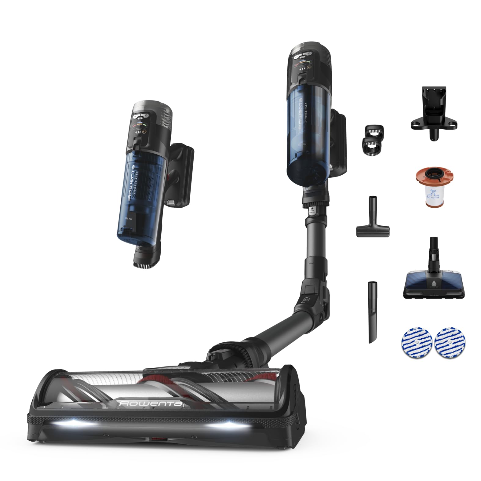Rowenta X-Force Flex 12.60 Neo - Aspirateur balai sans fil - Gris