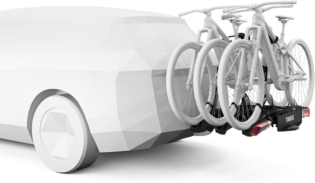 Thule Epos Fahrradträger für Anhängerkupplung 3 Fahrräder, Black