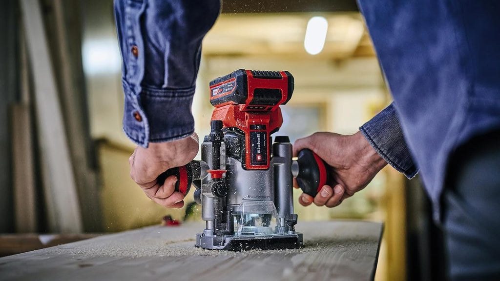 Einhell Prof. Akku-Ober-/Kantenfräsen-Set TP-RO 18 Set Li BL-Solo
