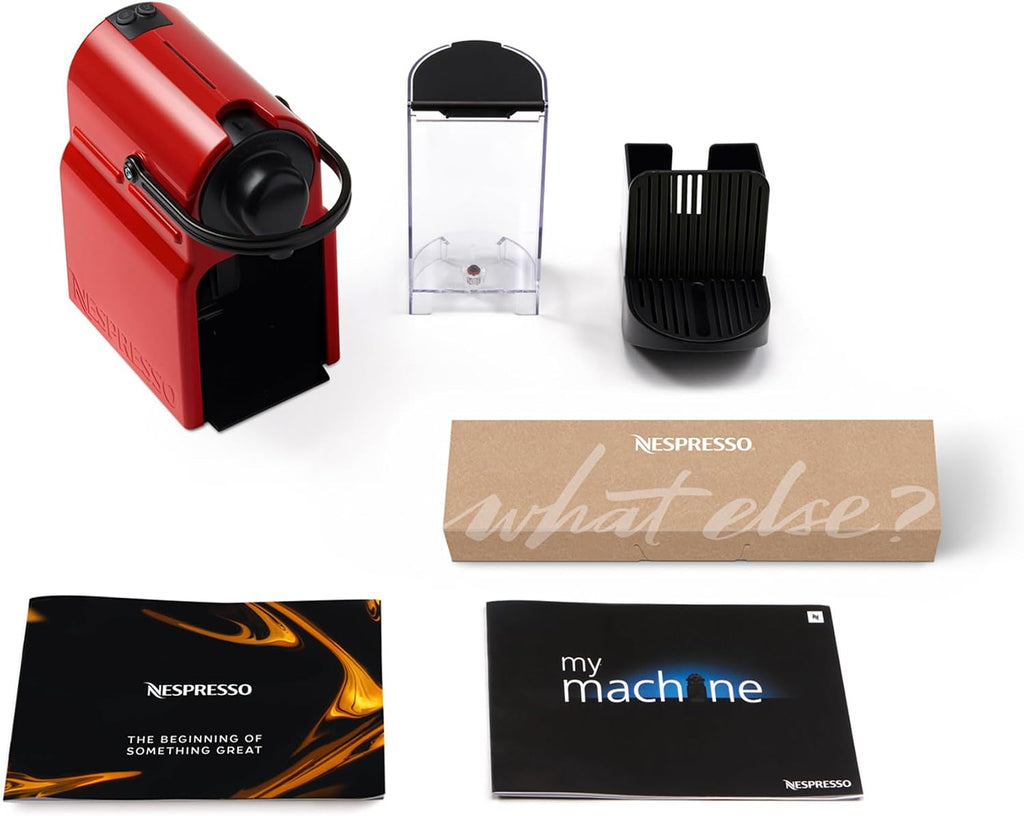 NESPRESSO KRUPS Inissia Rot Original Kapselmaschine XN1005