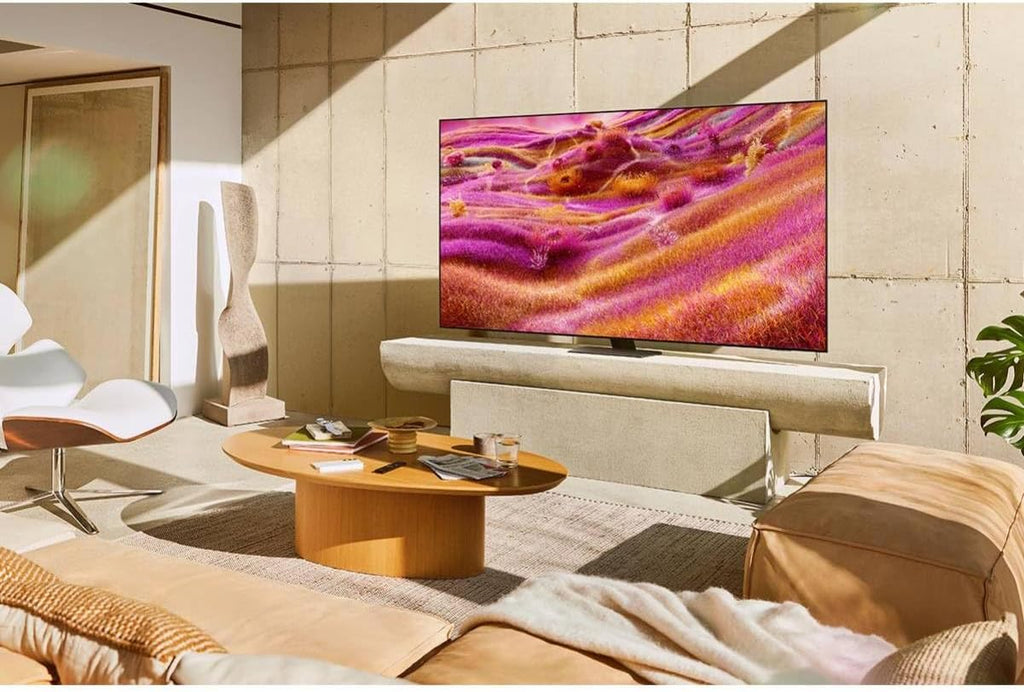 Samsung Neo QLED 4K QN90F 50 Zoll (125 cm) Mini LED Fernseher, Antireflexion, NQ4 AI Gen3 Prozessor, Neo Quantum HDR, 4K Upscaling Pro, Dolby Atmos, Knox Security, Samsung Vision AI Smart TV