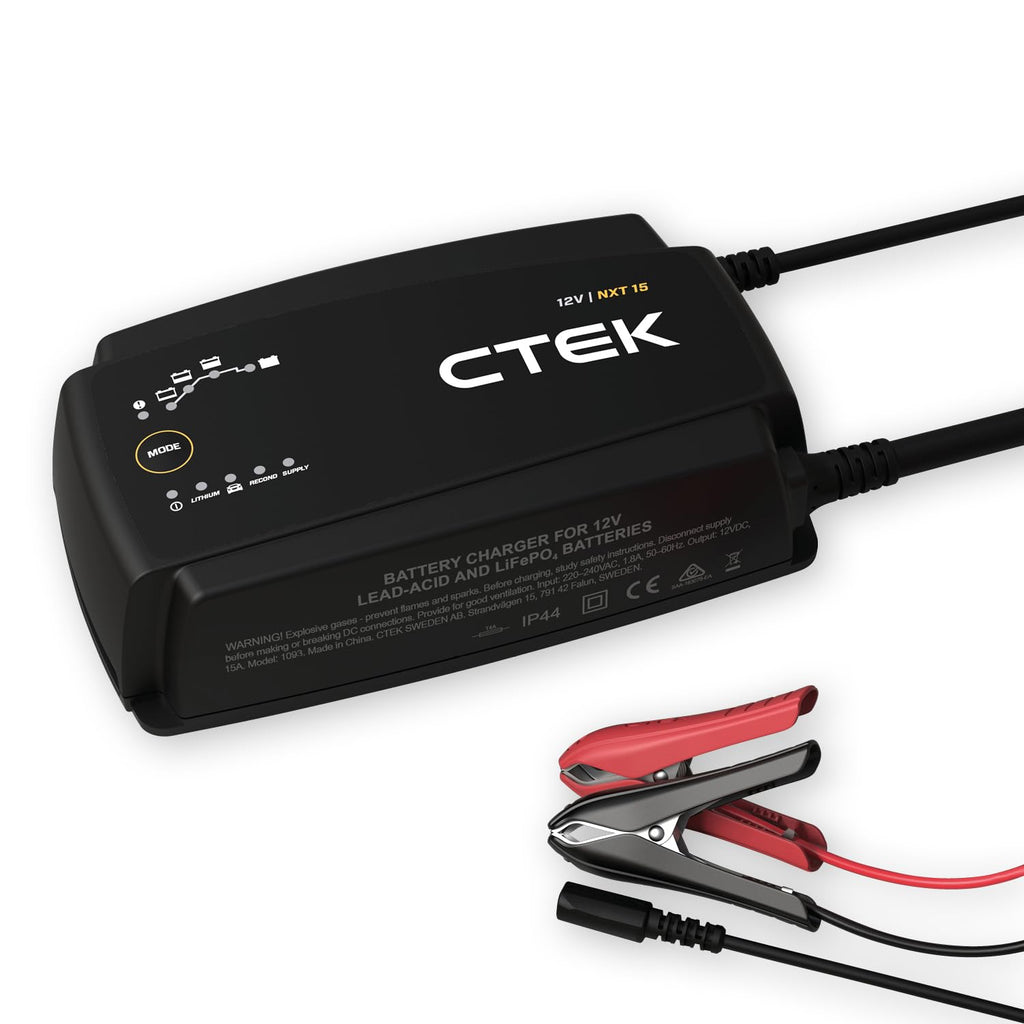 CTEK 40-659 Batterieladegerät 12V 5A – LiFePO4 & Blei, Desulfatierung, AGM, Temperaturkompensation