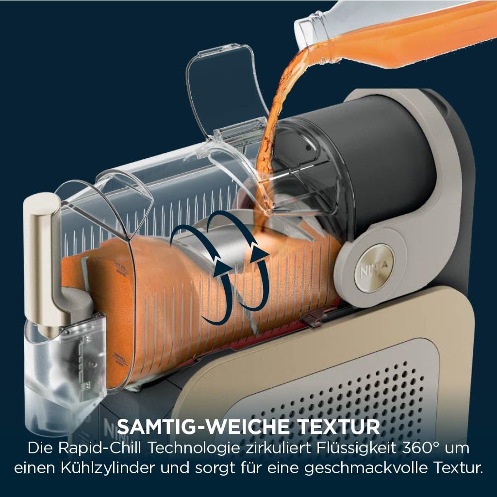 Ninja SLUSHi Maschine für Slush, fasst 1,9 L, Stone Gold, FS301EUSTGD