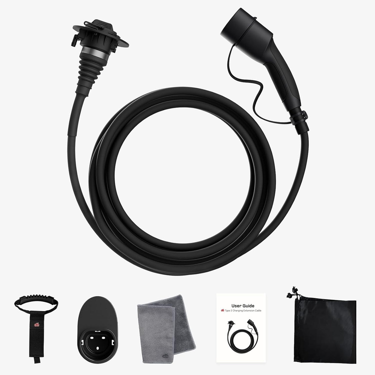 dé Typ 2 Verlängerungskabel für Wallbox[5m, 11kW, 16A] 3-phasig Ladekabel