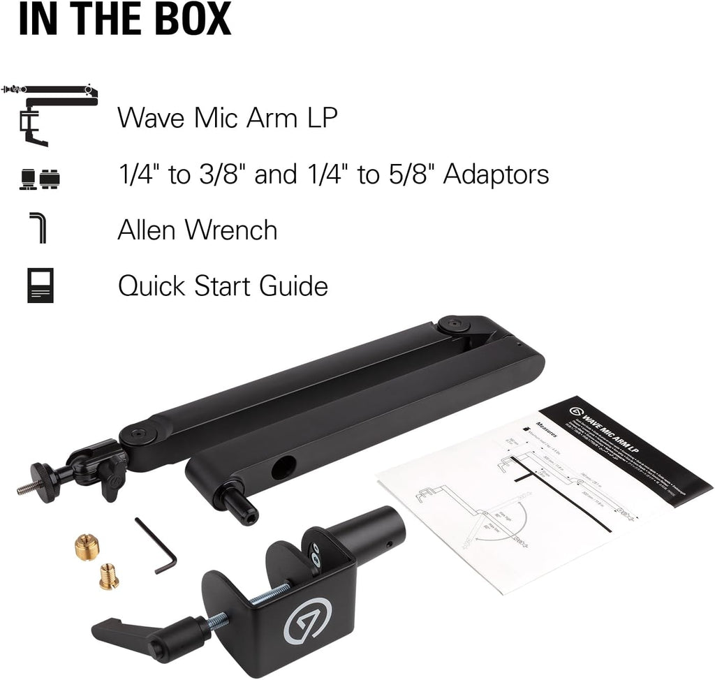 Elgato Wave Mic Arm Low Profile Microphone Boomarm
