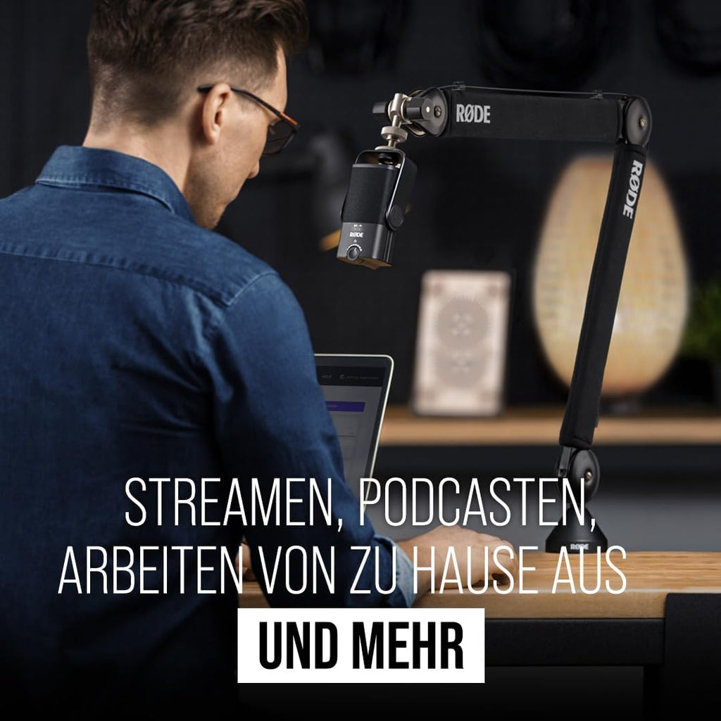 RØDE PSA1+ Professional Articulated Arm Tripod for Studio Applications with Innovative Spring System Neoprene Black