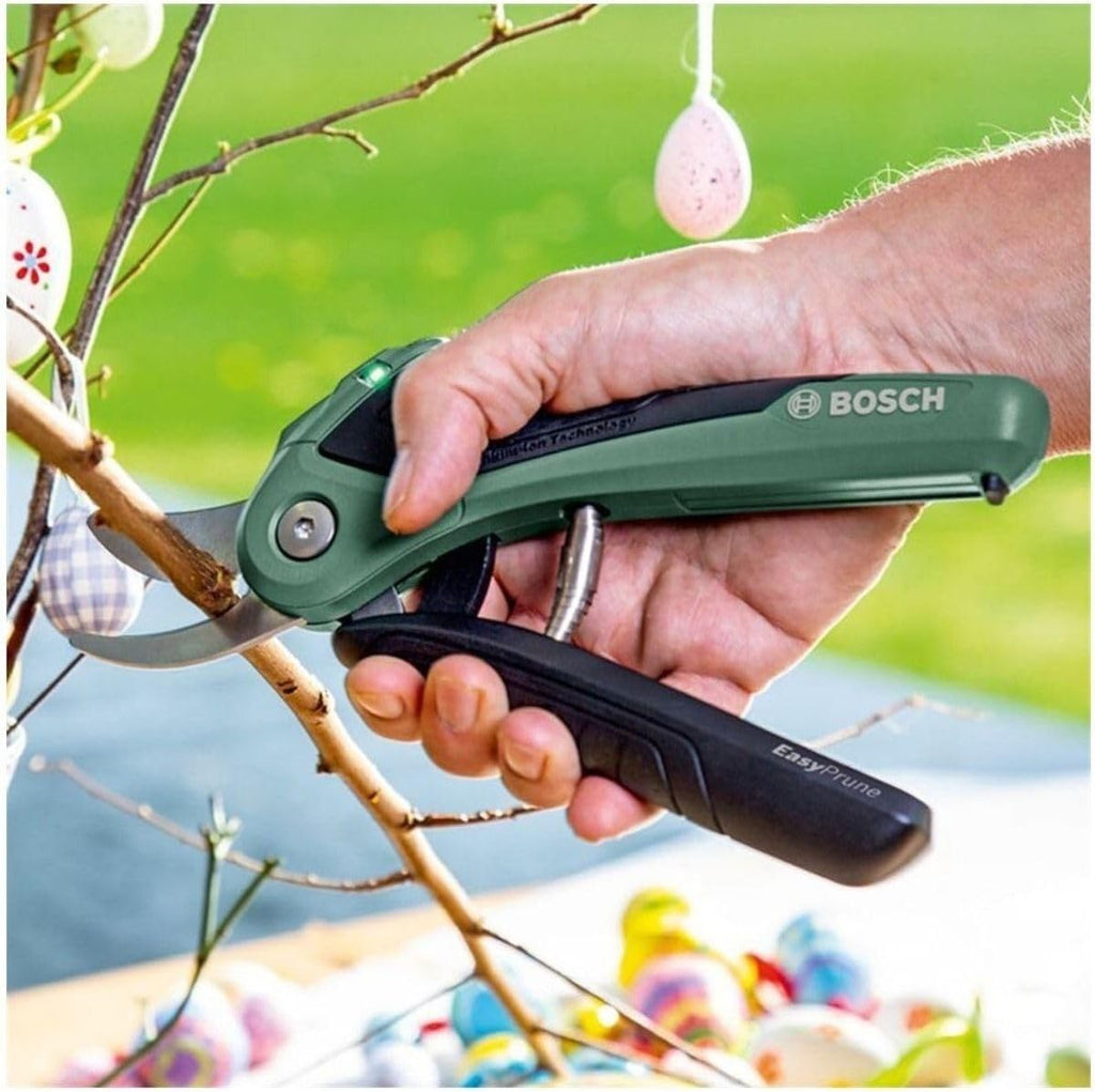 Bosch Home and Garden elektrische Gartenschere EasyPrune (integrierter 3,6 Volt Akku, 450 Schnitte/Akkuladung, im Karton)