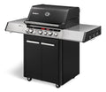 Enders® Gasgrill UNIQ 4 IK CRUSTER®, 4-Edelstahlbrenner, mehrstufige Drehregler, 800 °C TURBO ZONE™, SWITCH GRID™, HEAT RANGE™, SIMPLE CLEAN™, doppelwandige Garhaube, GN ½ Container, Bambusbrett #8702