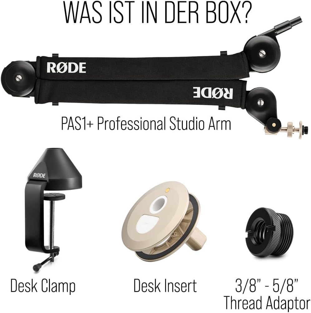 RØDE PSA1+ Professional Articulated Arm Tripod for Studio Applications with Innovative Spring System Neoprene Black