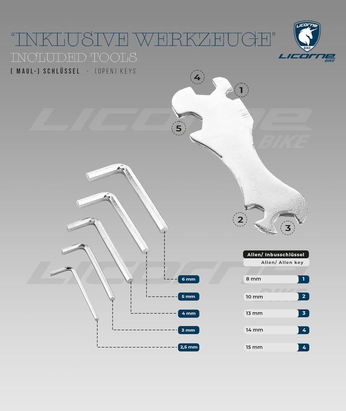 Licorne Bike Premium Trekking Bike in 28 Zoll - Fahrrad für Jungen, Mädchen, Damen und Herren - Shimano 21 Gang-Schaltung - Mountainbike - Crossbike - Life-L-V - Schwarz/Grau