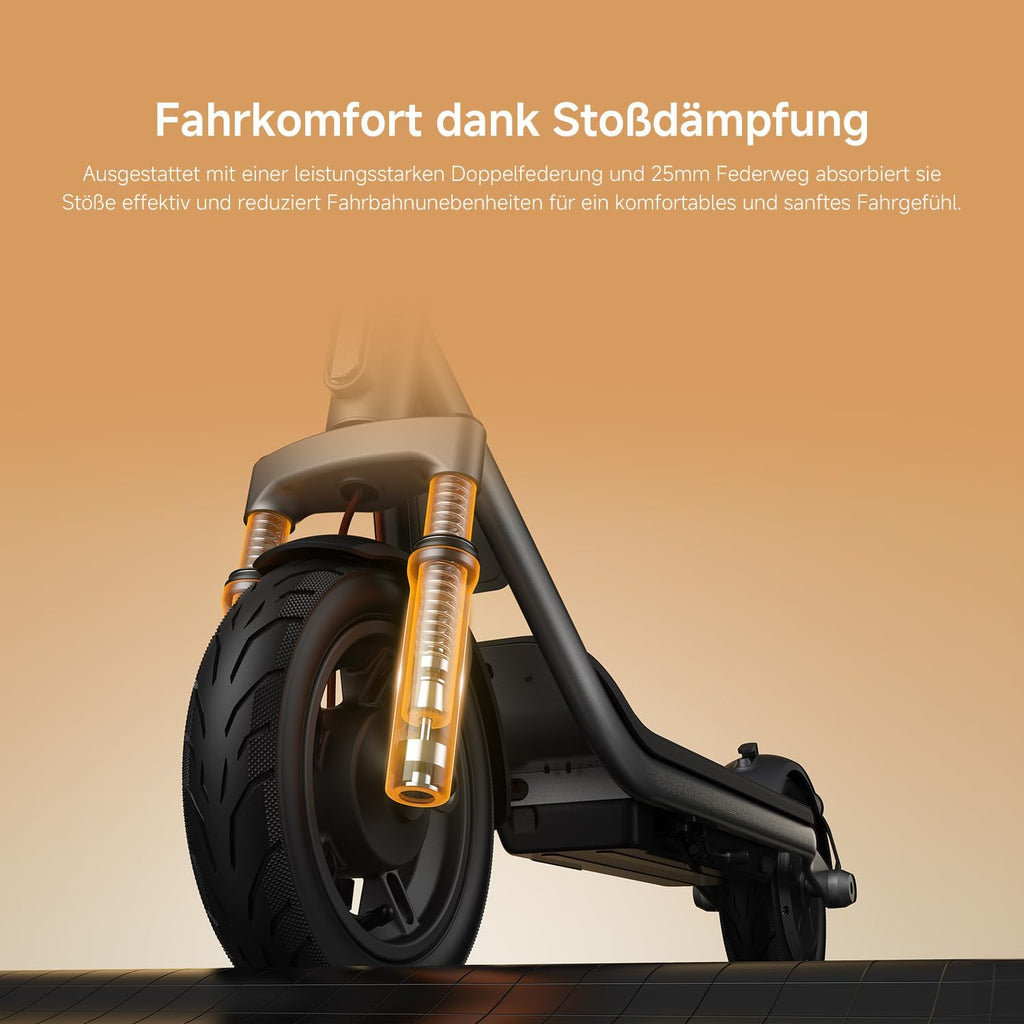 Xiaomi Electric Scooter 6 Lite E-Scooter mit ABE, bis zu 25 km Reichweite, 300 W Motor, 10 Zoll Luftreifen, Doppelfederung vorne, faltbar, Anthrazit