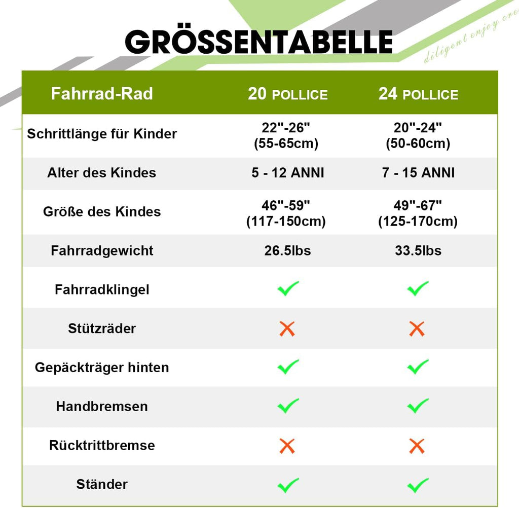 HILAND 20 24 Zoll Kinderfahrrad Mountainbike mit 6 Gang Schaltung, MTB für Kinder Jungen Mädchen mit Ständer, Schwarz/Weiß Fahrrad