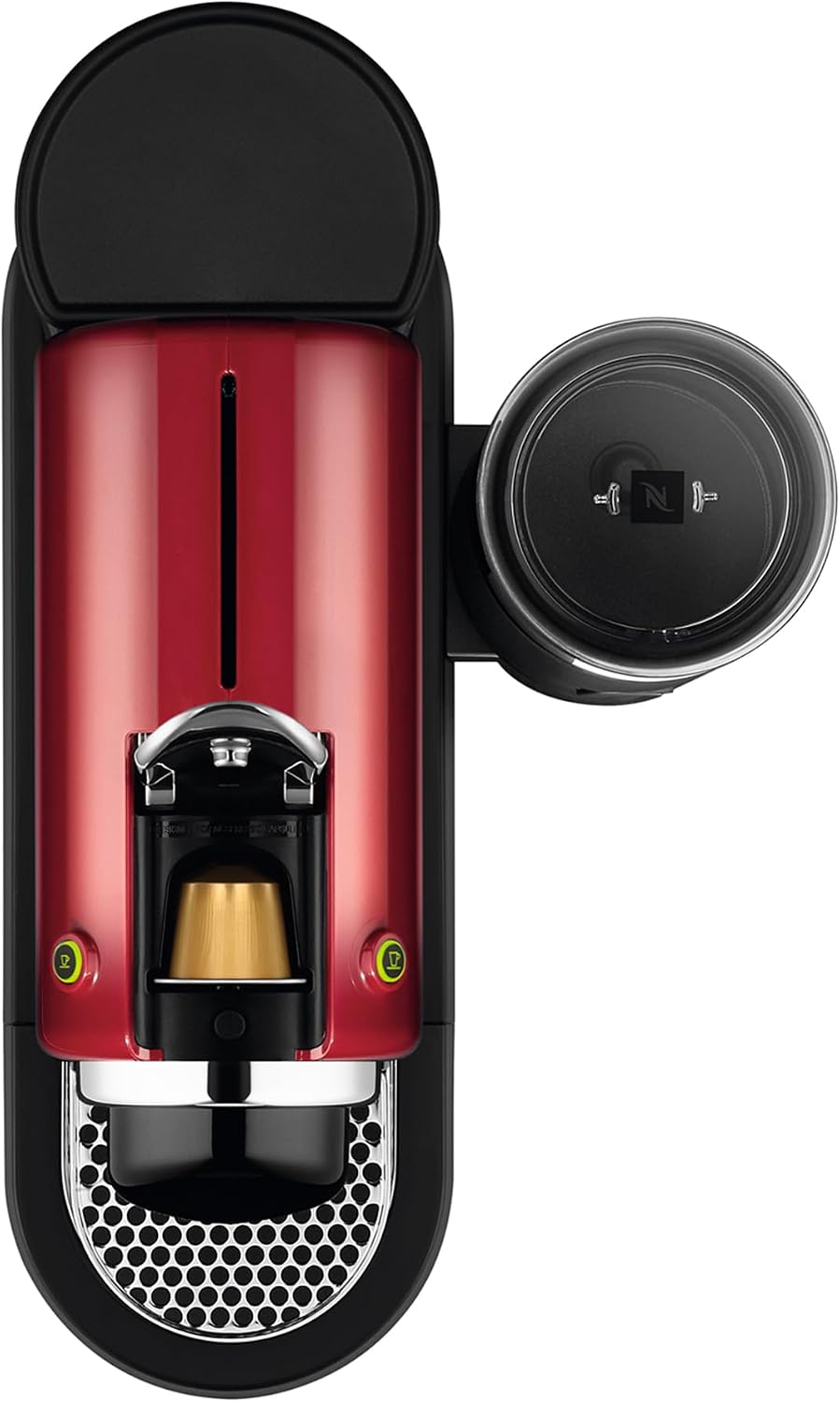 Nespresso Krups XN7615 Citiz&Milk Kaffeekapselmaschine | 1260W | Wassertankkapazität 1l | Pumpendruck 19 Bar | Farbe Rot