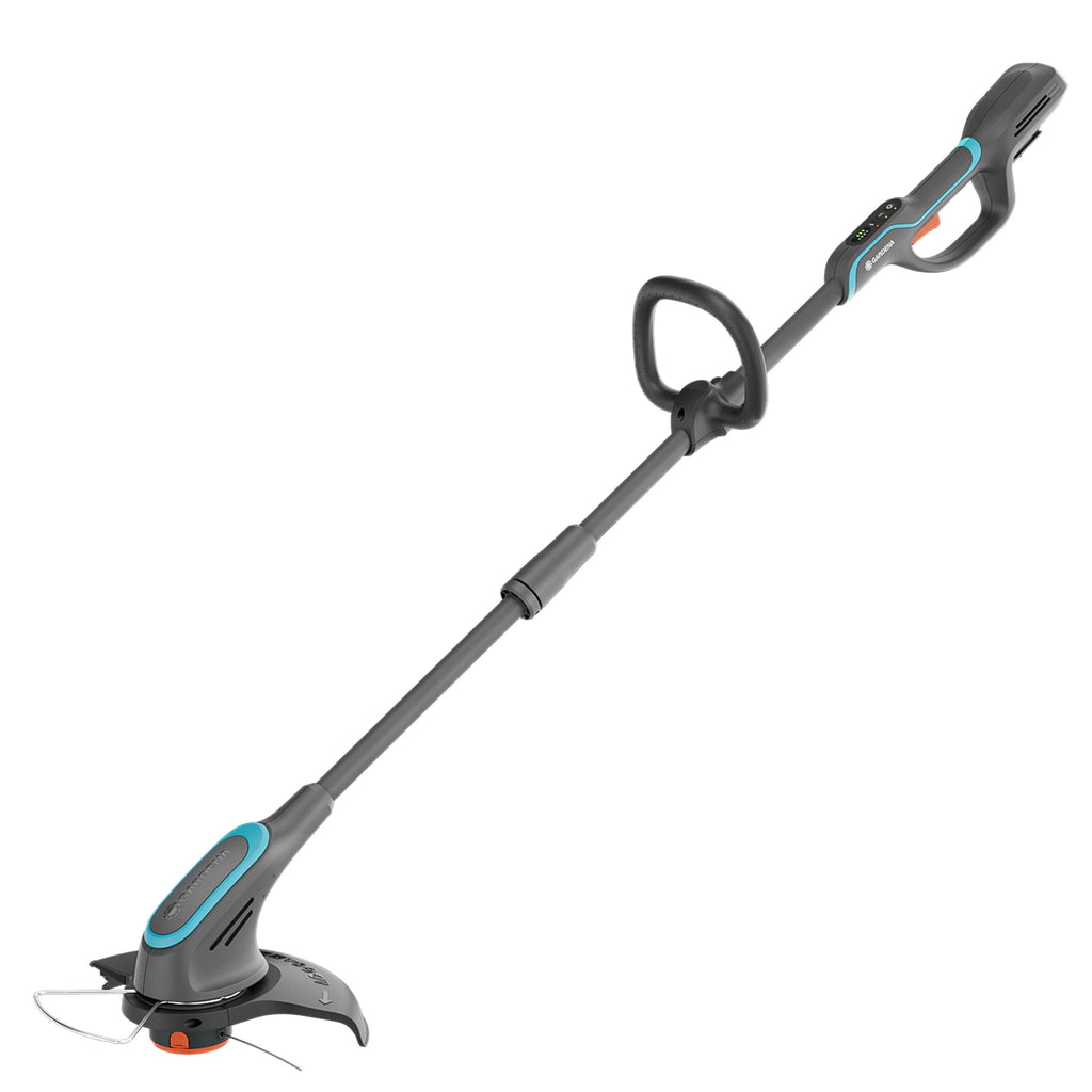 Gardena Akku-Rasentrimmer PowerTrim 30/18V P4A Ready-to-Use Set: Leistungsstark, 2-mm-Nylonfaden, Verstellbar, Für Dickes Gras, Kabellos (14703-20)