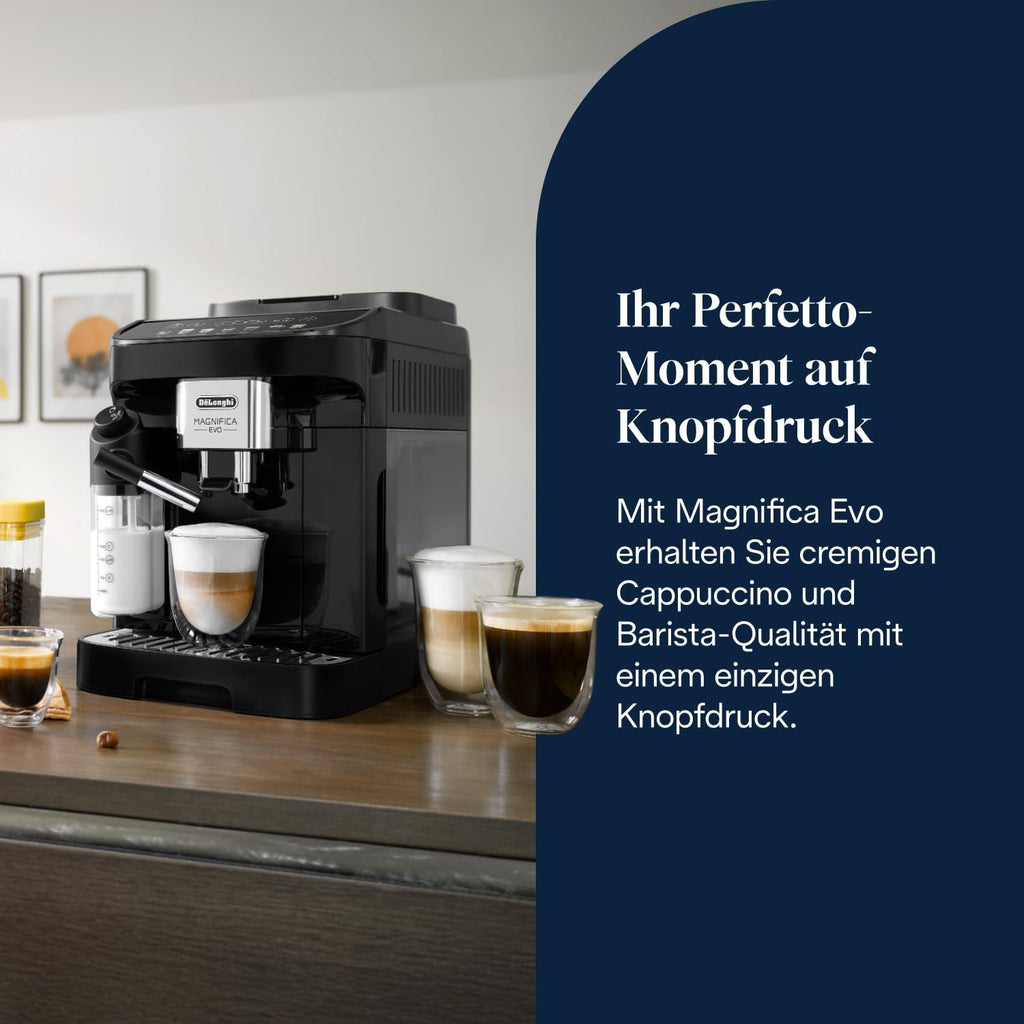 De'Longhi Magnifica Evo - Kaffeevollautomat 7 Getränke Schwarz