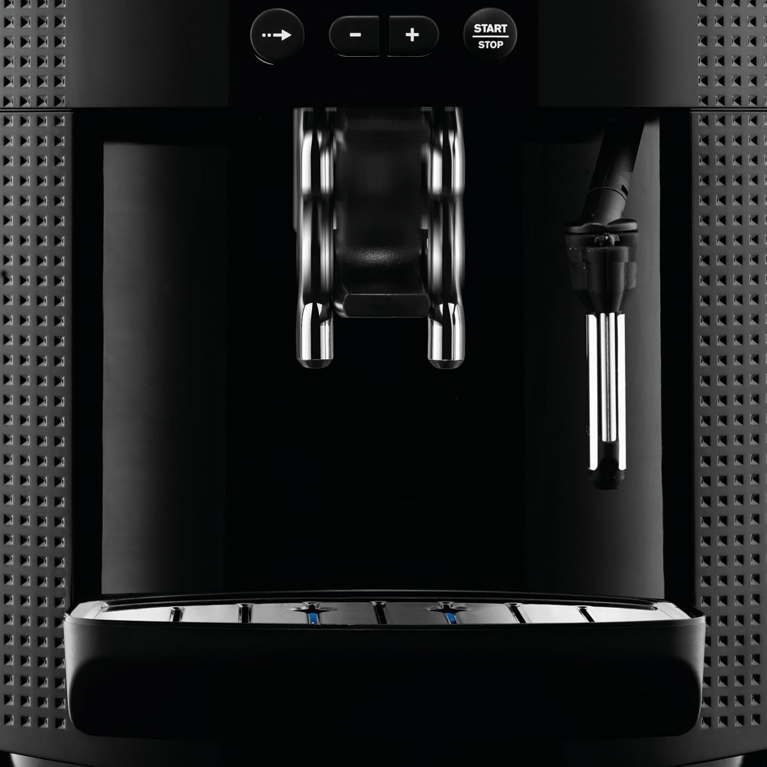 Krups Roma Kaffeevollautomat mit langlebiger Metall-Brühgruppe, Espresso, Cappuccino & Kaffee auf Knopfdruck, 1,7 l Tank, 3 Temperaturstufen und Mahlgradeinstellungen, automatische Kaffeemaschine